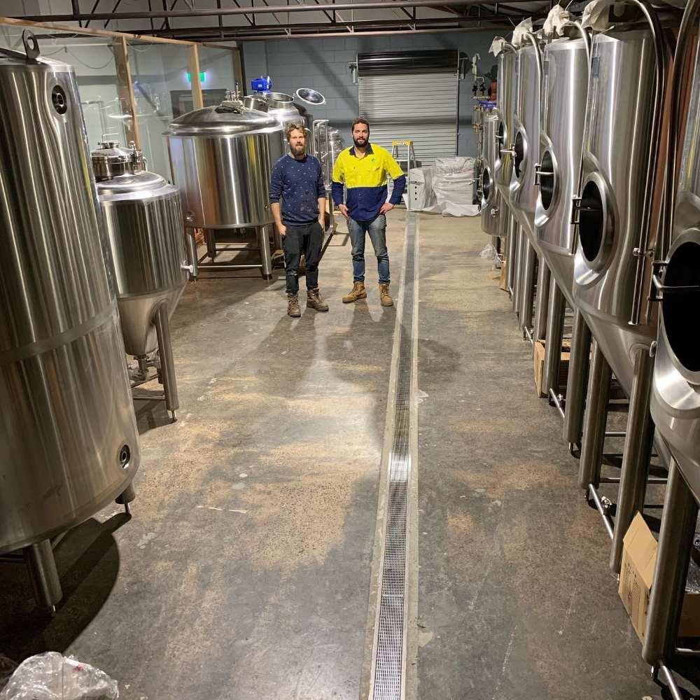 1000L 2-Vessel Brewery Equipment in Australia--Noodledoof Brewing Co.