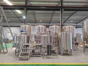 1000L Craft Brewery Equipment Brewhouse Layout