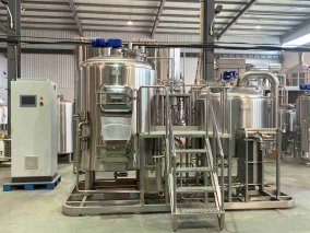 10HL Combined Beer Brewing Equipment with PLC Control from TIANTAI