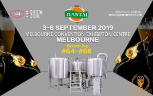 Tiantai-Grainbrew will attend Brew Con 2019 in Australia