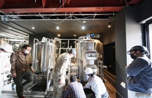 安曇野ブルワリー500L Brewery equipment Installed in Japan