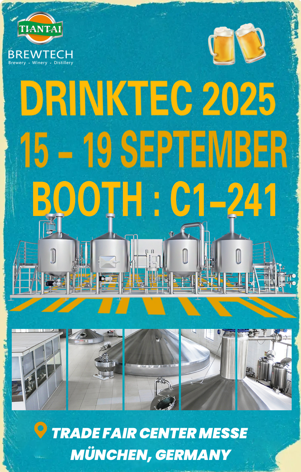 Tiantai is Heading to Drinktec 2025!
