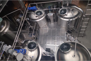 10BBL 4 Vessel Brewhouse Project from Tiantai