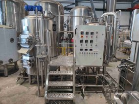 400L Combined Three Vessel Brewhouse System from Tiantai