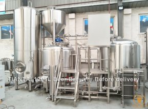 Project Case Of 1200L Beer Brewery Equipment