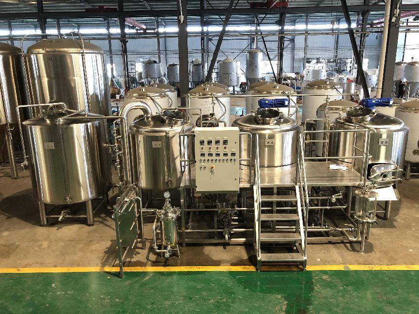1000L 3 Vessel Brewhouse for Multi-Batches Beer Brewing