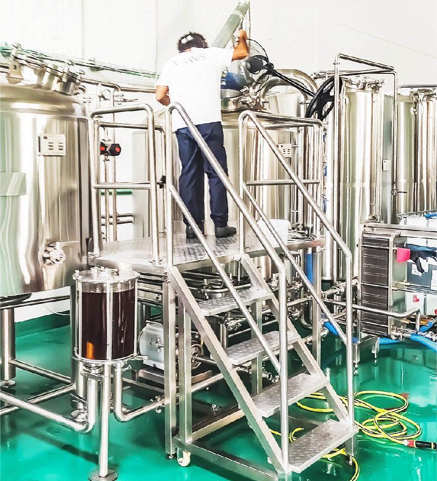  1000L Turnkey Brewing Project for Malahdar-Brewing in Spanish