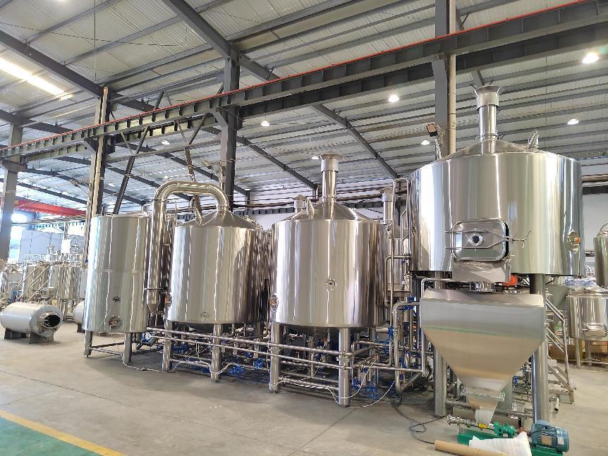 2000L Five Vessel Brewhouse Brewery Equipment Commercial Turnkey Brewing Project