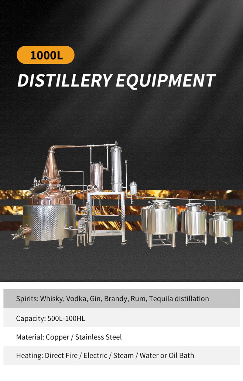 1000L Distiller Copper Still Hi