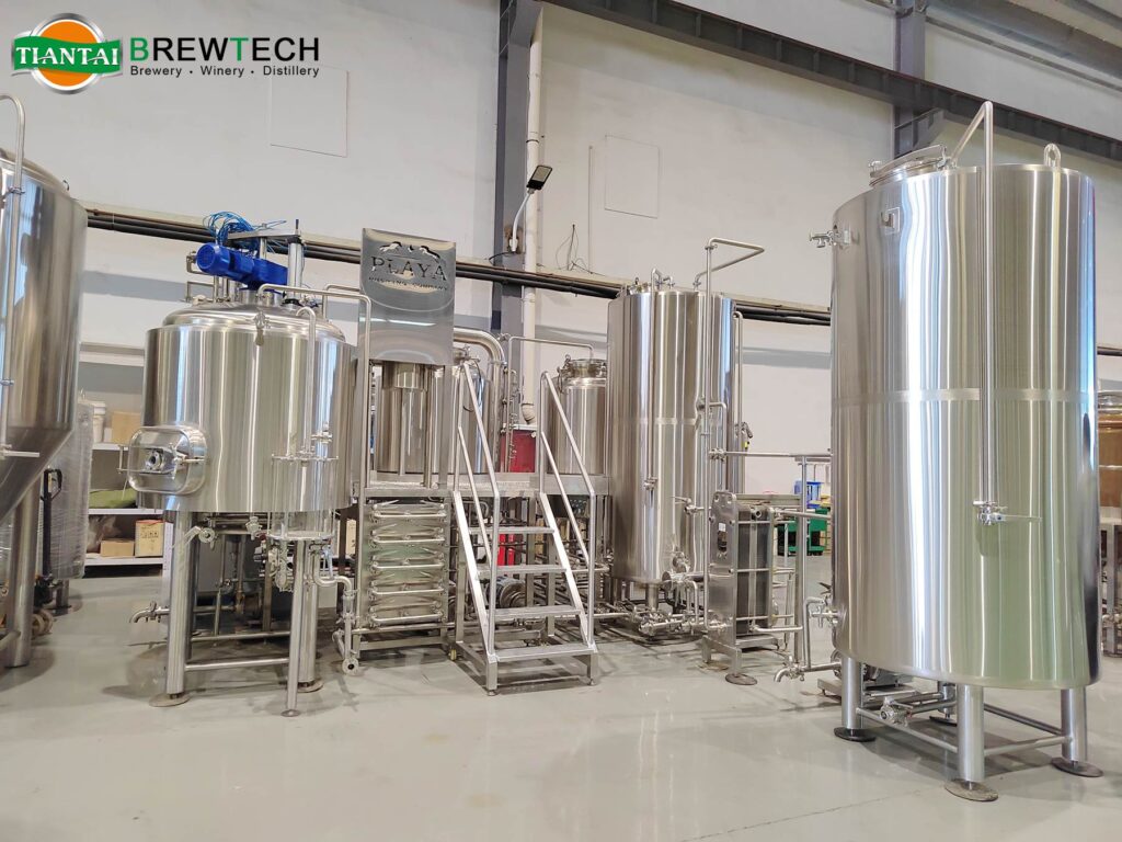 Système de brassage à 4 cuves 600L