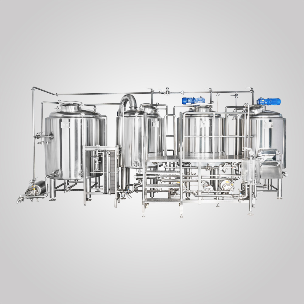 Salle de brassage à 4 cuves de 600L